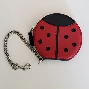 Coach ladybug coin purse